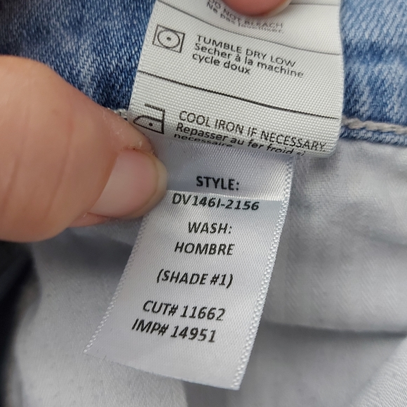 Vince Mason relaxed rolled Ombre skinny Jeans size 26 - Picture 14 of 14